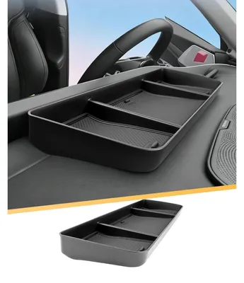 Image de Boîte de rangement pour console centrale, compatible avec les véhicules XPeng G9 électriques, modèles 2024-2026, en ABS