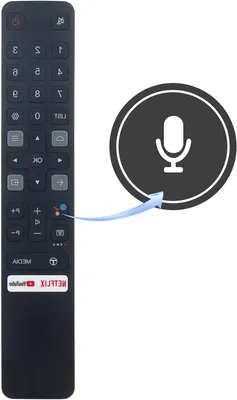 Productafbeelding van Vervangende Afstandsbediening - RC901V FMR1 - TV Bediening - Met Spraakfunctie - 10 Meter Bereik - Zwart