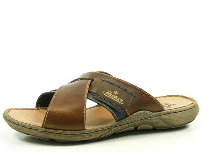 Produktbild von Rieker 22099-25 Schuhe Herren Sandalen Pantoletten Clogs, Größe:46 EU, Farbe:Braun