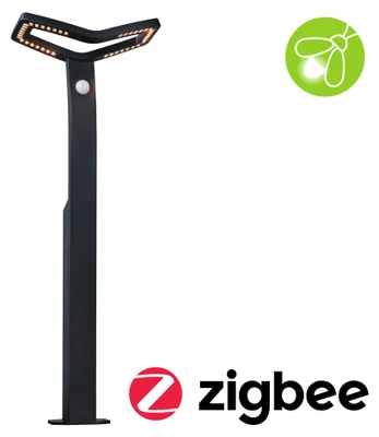 Productafbeelding van Paulmann LED-paalverlichting Alara, met schemersensor en bewegingsmelder (IR), insectvriendelijk