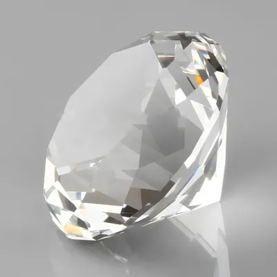Obrázek produktu pro Diamant z křišťálového skla K9 Dekorativní křišťálový diamant K9 z průhledného skla, ideální pro výzdobu interiéru