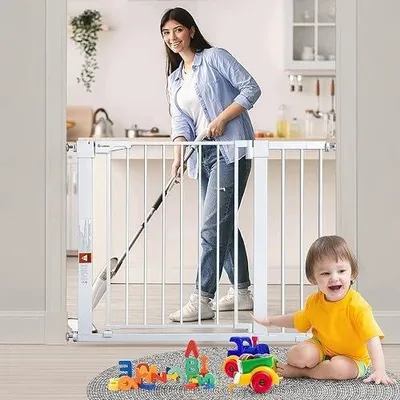Zdjęcie produktu dla Barierka dla niemowląt bardzo szeroka 74 9 102 9 cm automatyczne zamykanie