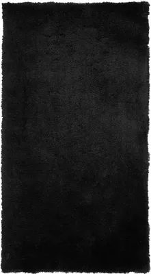 Produktbild von BELIANI Teppich Schwarz 80 x 150 cm Shaggy mit Kuschelfaktor Getuftet in rechteckiger Form Klassisch