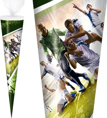 Produktbild von Stylex Schultüte 70 cm Jungen 2025, Motiv:Fussballspieler