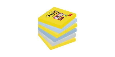 Obrázok produktu pre Post-it Haftnotiz Super Sticky Notes New York Color Collection 76 x 76 mm (B x V) 3 x x grau 100 Bl./Blok 6 Blok/bal.