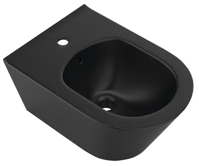 Produktbild von Sapho AVVA Hänge-Bidet 35,5x53cm, Schwarz matt