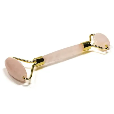 Produktbild von Massage-Roller Rosenquarz -- 70 g; 14 cm online bestellen