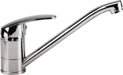 Produktbild von Armatur für die Küche, 360° schwenkbar - Mischarmatur mit Keramikkartusche - Waschtischarmatur mit Einhebelmischer - Chrom - 60 cm, für Kalt- und Warmwasser