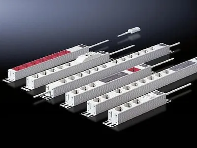 Image de Rittal - Steckdosenleiste - 12 Ausgangsstecker - 1U - 2 m (7240.310)