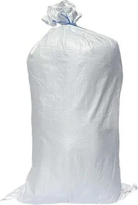 Produktbild von 10x Schwerlastsack Gewebesack Laubsack Styroporsack Lagersack PP mit rotem Streifen 800 x 1800 mm 180g  WEISS