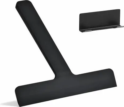 Produktbild von Zone Denmark Duschabzieher mit Halter Ume Black, Duschwischer, Silikon, Schwarz, 35007
