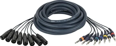 Produktbild von DAP FL68 - 8 XLR/M 3P to 8 Jack stereo 3 m