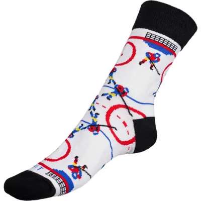 Produktbild von Kinder Socken Hockey - 25-29 - Weiß,Schwarz,Rot