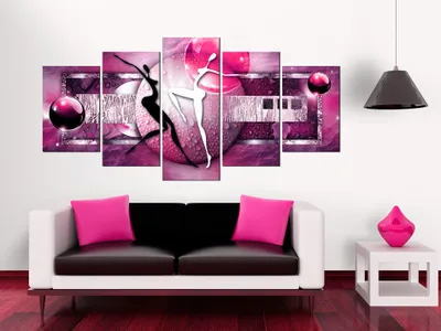 Immagine prodotto di Immagine acustica astratta 200x100 cm immagini schiuma acustica ad alte prestazioni fonoassorbente isolamento acustico tela 5 pezzi parete murale acustica ambiente isolamento acustico 020101-222