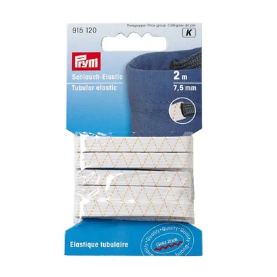 Obrázek produktu pro Pruženka dutá, 7,5 mm, bílá, 2 m