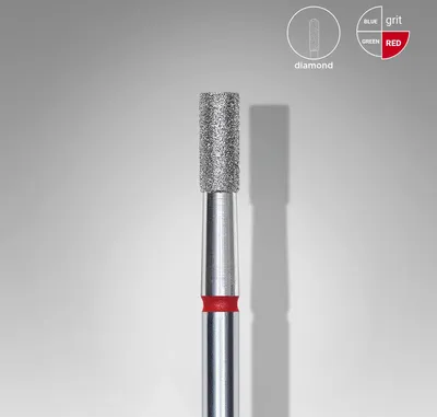 Produktbild von Staleks Diamantfräser Zylinder Rot 2,5/6 mm FA20R025/6