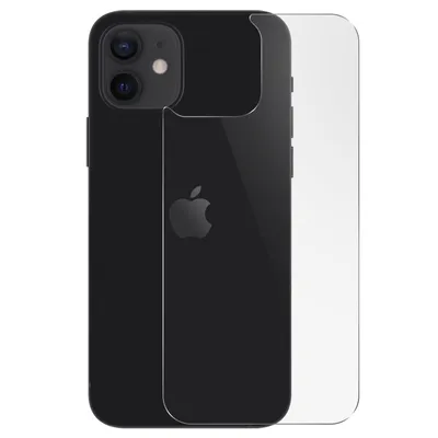Image de Avizar, Arrière de l'iPhone 12 / 12 Pro, Film pour le dos, Transparent