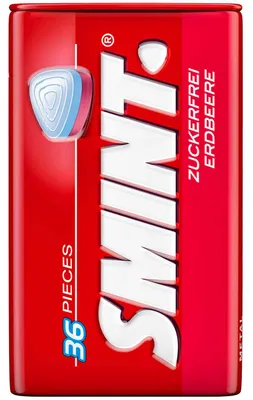 Produktbild von Smint Strawberry zuckerfrei 36er