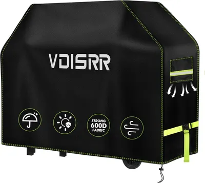 Produktbild von Grillabdeckung - Schweres 600D Oxford-Gewebe, Wetterfest, UV-beständig und Reißfest - 165 x 71 x 122 cm