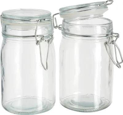 Produktbild von VBS Vorratsgläser Mini Set 2 Stück 250 ml 6.5 cm Durchmesser 12 cm Höhe