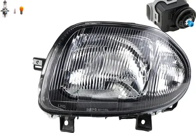 Produktbild von Scheinwerfer passend für Renault Clio BB BC CB 98- 01 Links Leucht. + Stellmotor 7701045168 260603338R 7701045995 7700840141 Johns