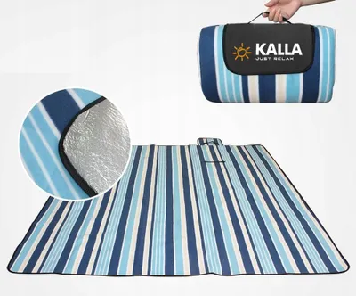 Produktbild von Korbi | Picknickdecke 200x200cm - Wasserfest - Praktisch und Tragbar - Ideal für Strand und Camping