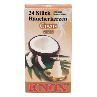 Produktbild von KNOX - Räucherkerzen Räucherkegel Gr. M - Cocos