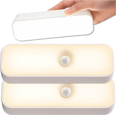 Obrázok produktu pre EDIBAZZAR | LED žiarovka s pohybovým a súmrakovým senzorom, sada 2 ks, bezdrôtová, magnetická, 5 W