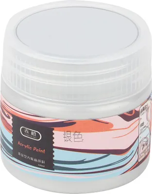 Immagine prodotto di 100 ml vernice acrilica, artista, pittura, pigmento, arte, artigianato, disegno, colore (argento)