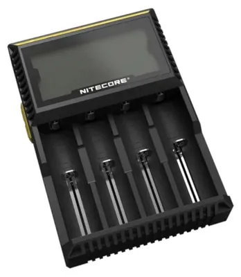 Zdjęcie produktu dla Nitecore D4EU, Litowo-jonowa (Li-Ion), Niklowo-kadmowy (NiCd), Niklowo-metalowo-wodorkowa (NiMH), AA, AAA, AAAA, C