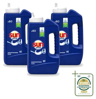 Produktbild von 3 x Sun Classic Geschirrspülpulver - 1,36 kg - Vorratspackung - 3 Stücke
