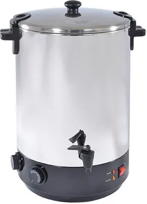 Immagine prodotto di Sterilizzatore elettrico in acciaio inox con rubinetto e timer 12l 1650w Kitchen chef ZJ-120TD