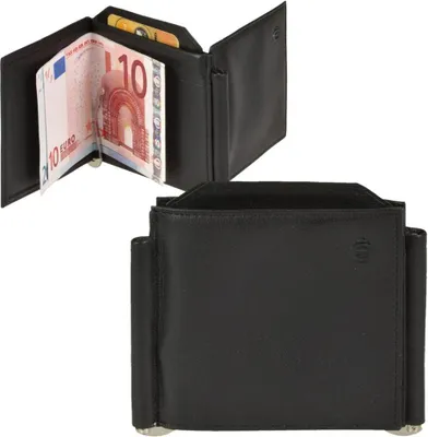 Produktbild von Esquire Geldbörse Leder doppel Dollarclip Herrenbörse CARDSAFE Klammerbörse 2567-10-00