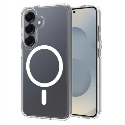 Productafbeelding van Accezz Xtreme Impact Backcover met MagSafe voor de Samsung Galaxy S24 - Transparant, AI-gegenereerde afbeelding