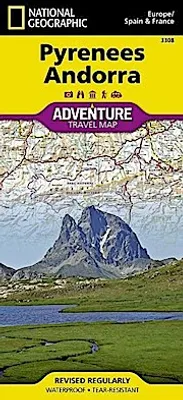 Produktbild von Pyrenees and Andorra Map