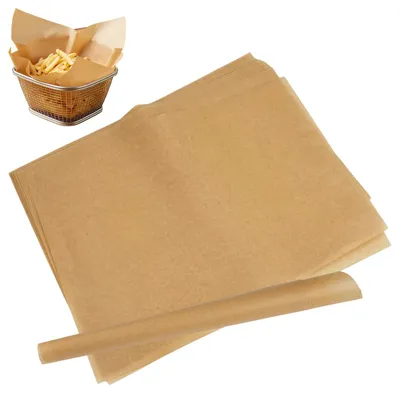 Backpapier 100 Blatt, 35 x 25 cm, Antihaft, für Fritteuse & Ofen