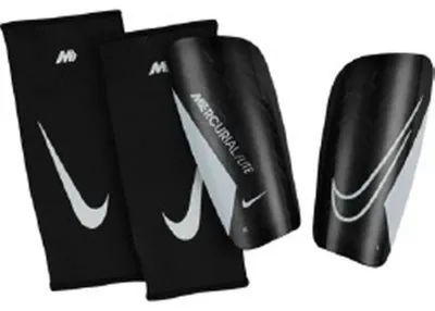 Produktbild von Nike Unisex – Erwachsene MERC Lite-Fa22 Schienbeinschoner, Black/Black/White, XS