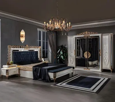 Image de Schlafzimmereinrichtung Schlafzimmer Set Komplettschlafzimmer Klassisch 4tlg