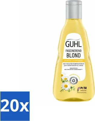 Immagine prodotto di Guhl - Shampoo - Colorshine Blonde - 250 ml - confezione risparmio - 20 pezzi