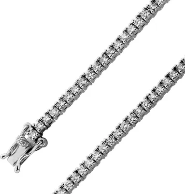 Produktbild von Tennisarmband 3ct Silber 925 Lab Grown Diamanten Laborbrillanten 20