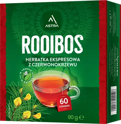 Zdjęcie produktu dla ASTRA ROOIBOS 60 torebek ekspresowych