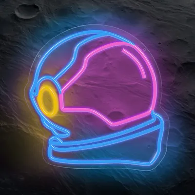 Immagine prodotto di Neon PLEXI LED ASTRONAUTA insegna luminosa a batteria multicolore FPNE22 Forever Light insegna luminosa per la casa