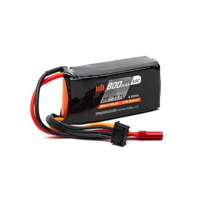 Produktbild von Spektrum LiPo 11.1V 800mAh 50C JST