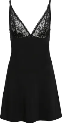 Produktbild von LASCANA Negligé schwarz Größe 50