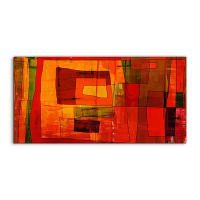 Immagine prodotto di Coloray, pannello per cucina, 120x60 cm, stampa su vetro, pannello decorativo da parete, protezione delle pareti, motivo astratto