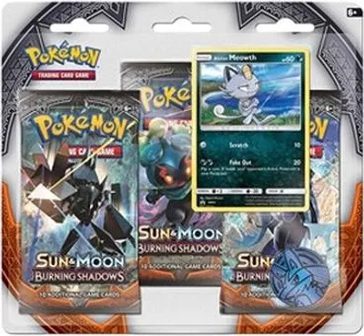 Image de Pokemon Burning Shadows: Alolan Meowth 3-Pack Blister