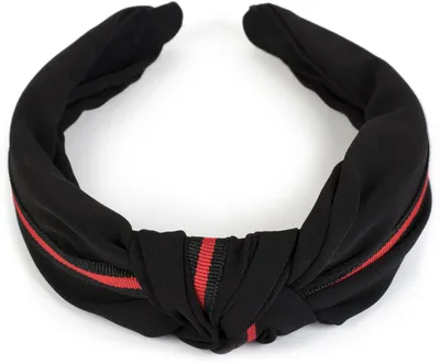 Produktbild von styleBREAKER Damen Haarreif mit Knoten und Zierstreifen, Retro Style Haarband, Headband, Haarschmuck 04026018