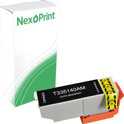 Produktbild von Druckerpatrone kompatibel zu Epson C13T335140 33XL schwarz Expression Premium XP-830 Epson XP-7100 Epson XP-645 Epson XP-640 Epson XP-635