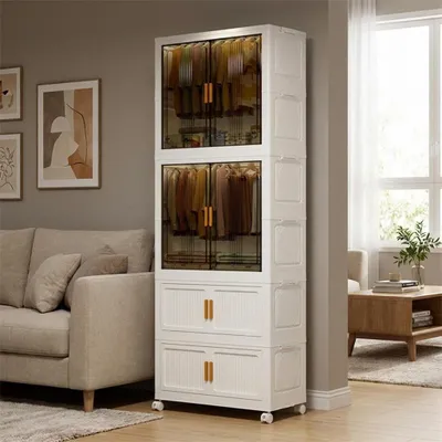 Immagine prodotto di Contenitore con coperchio - 60x35x44 cm - Plastica - Impilabile
