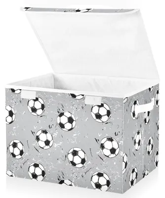 Produktbild von Elzusha – Aufbewahrungsboxen mit Deckel – Große Organizerbox für Spielzeug und Kleidung